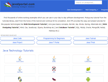 Tablet Screenshot of javatportal.com